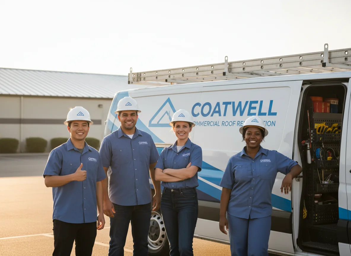 Commercial roof coating company in China Village, ME